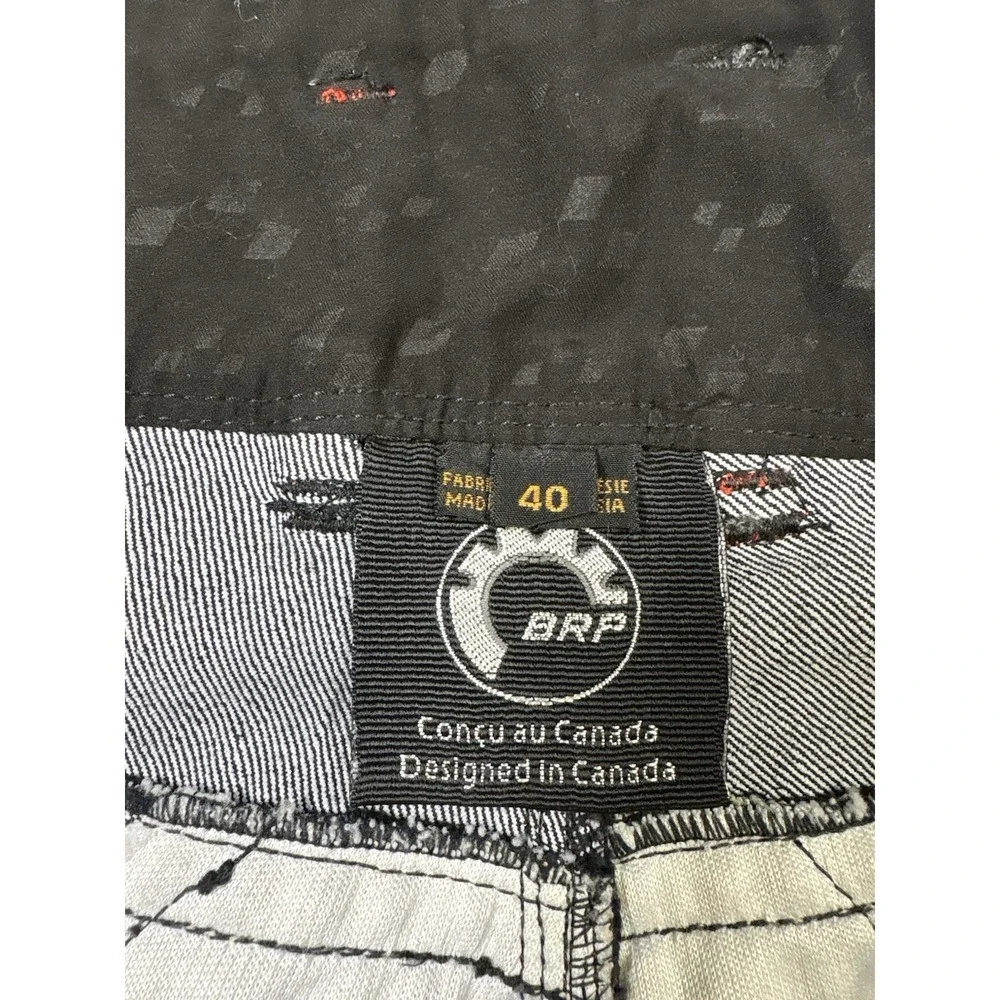 Can-Am Spyder DC Series Black Motorcycle Riding Jeans Mens Size 40 BRP Denim